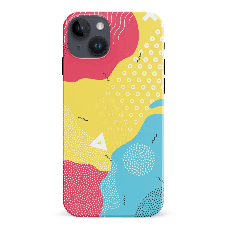 iPhone 15 Plus Lively Colours Abstract Phone Case