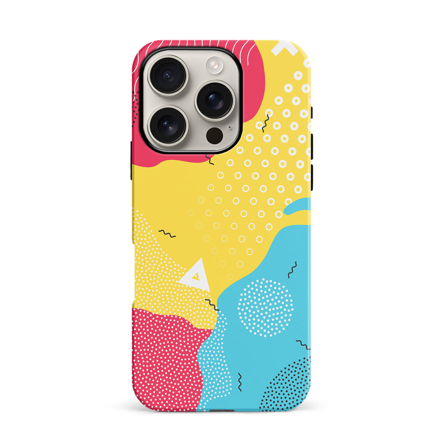 iPhone 16 Pro Lively Colours Abstract Phone Case