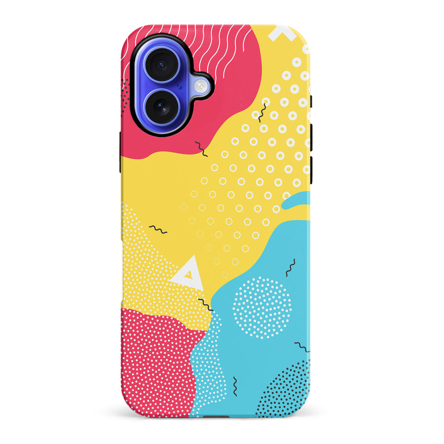 iPhone 16 Plus Lively Colours Abstract Phone Case