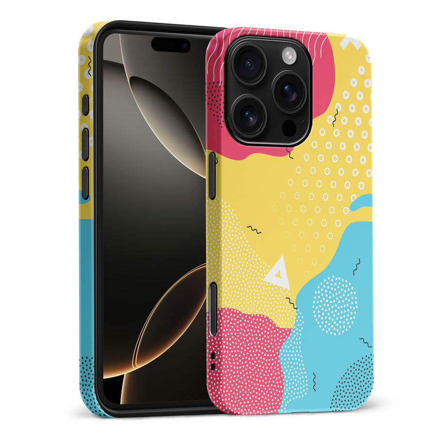 iPhone 16 Pro Max Lively Colours Abstract Phone Case