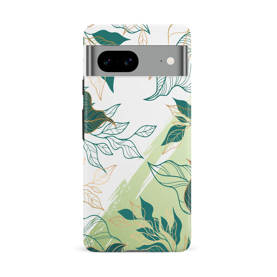 Google Pixel 9A Vibrant Leaves Abstract Phone Case