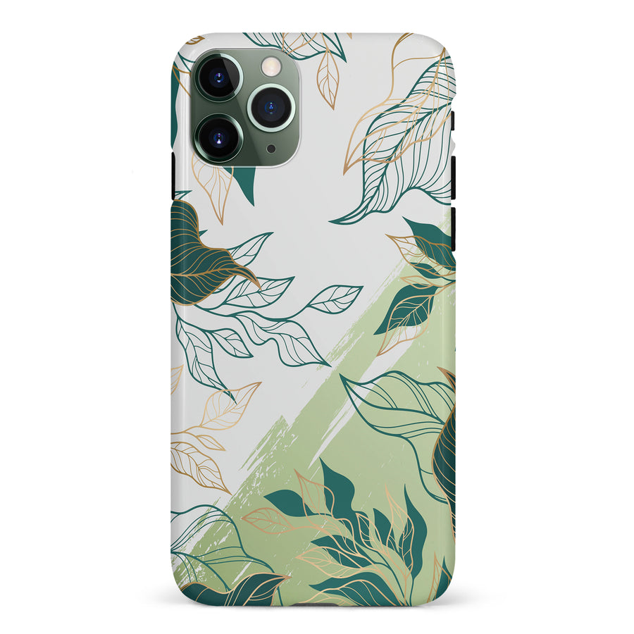 Vibrant Leaves Abstract Phone Case