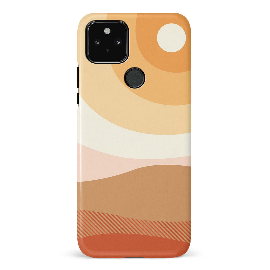 Google Pixel 5 Terracotta Dunes Phone Case