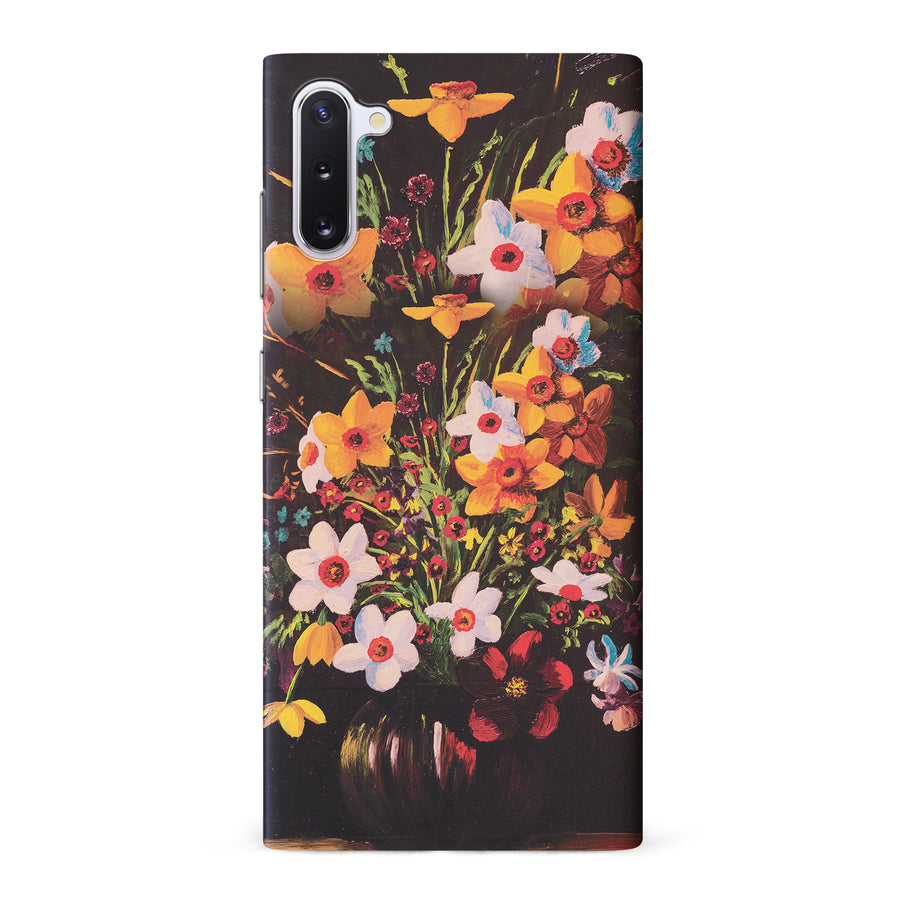 Samsung Galaxy Note 10 Serene Painted Petals Phone Case