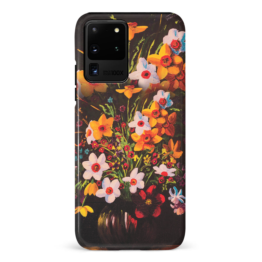 Samsung Galaxy S20 Ultra Serene Painted Petals Phone Case