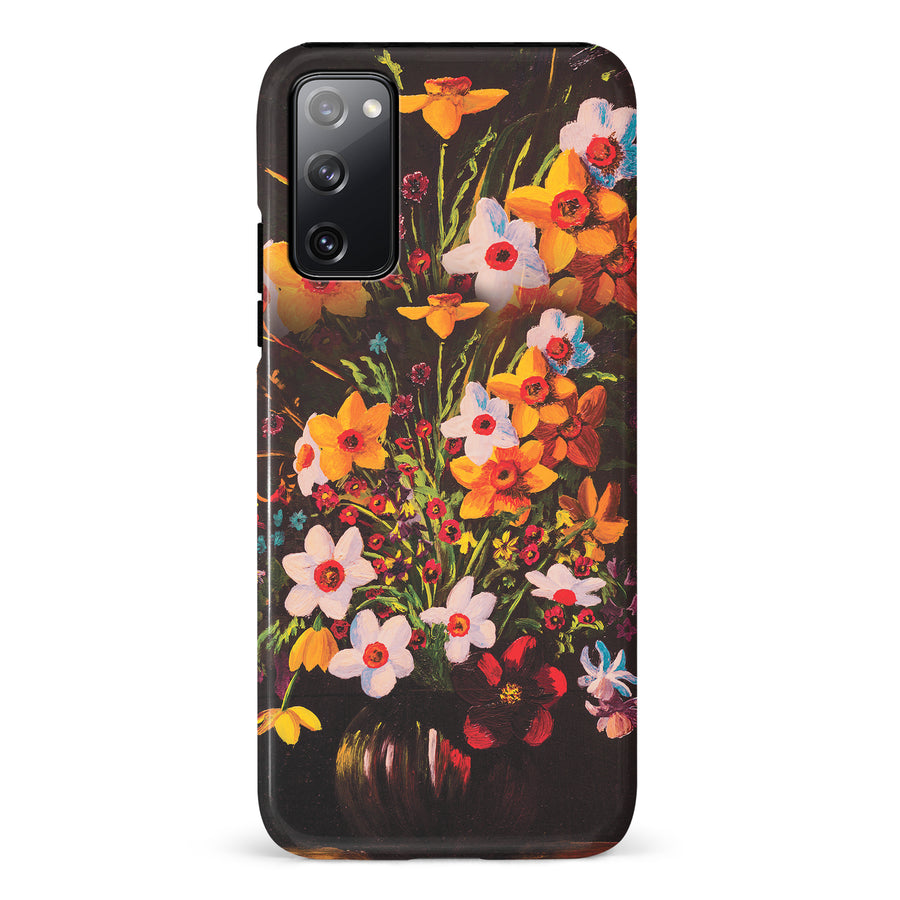 Samsung Galaxy S20 FE Serene Painted Petals Phone Case