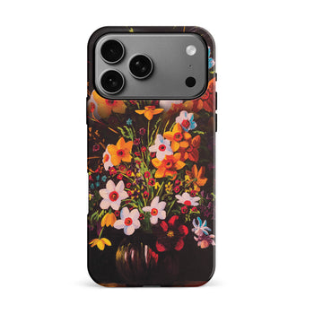 iPhone 17 Pro Max Serene Painted Petals Phone Case