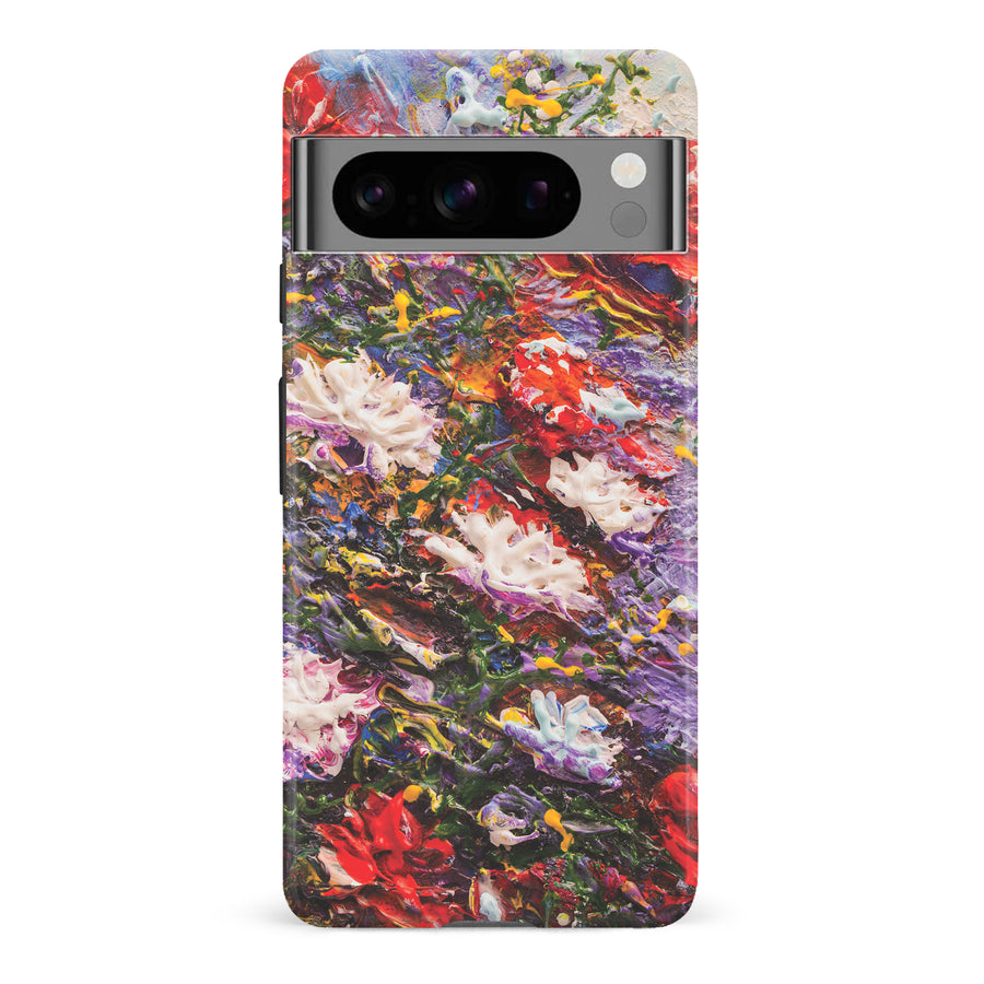 Google Pixel 8 Pro Meadow Painted Flowers Phone Case