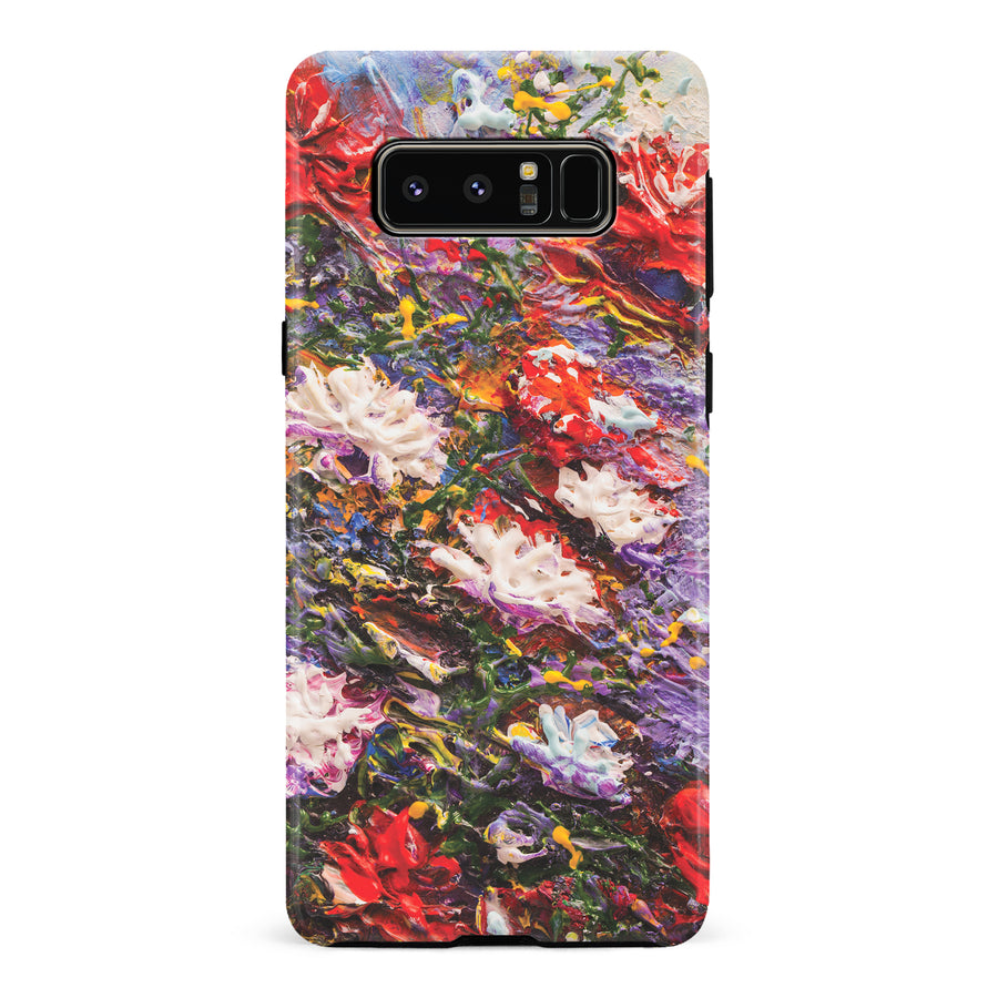 Samsung Galaxy Note 8 Meadow Painted Flowers Phone Case