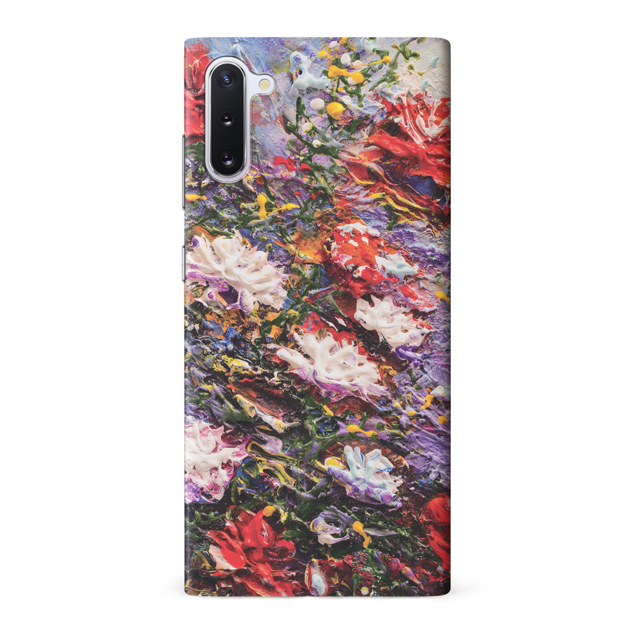 Samsung Galaxy Note 10 Meadow Painted Flowers Phone Case
