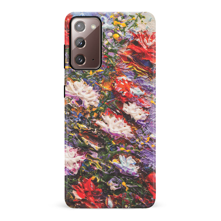 Samsung Galaxy Note 20 Meadow Painted Flowers Phone Case
