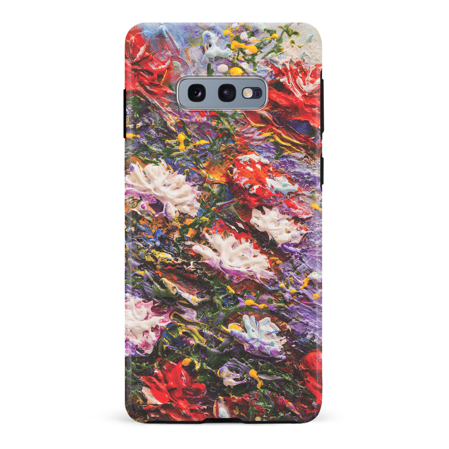 Samsung Galaxy S10e Meadow Painted Flowers Phone Case