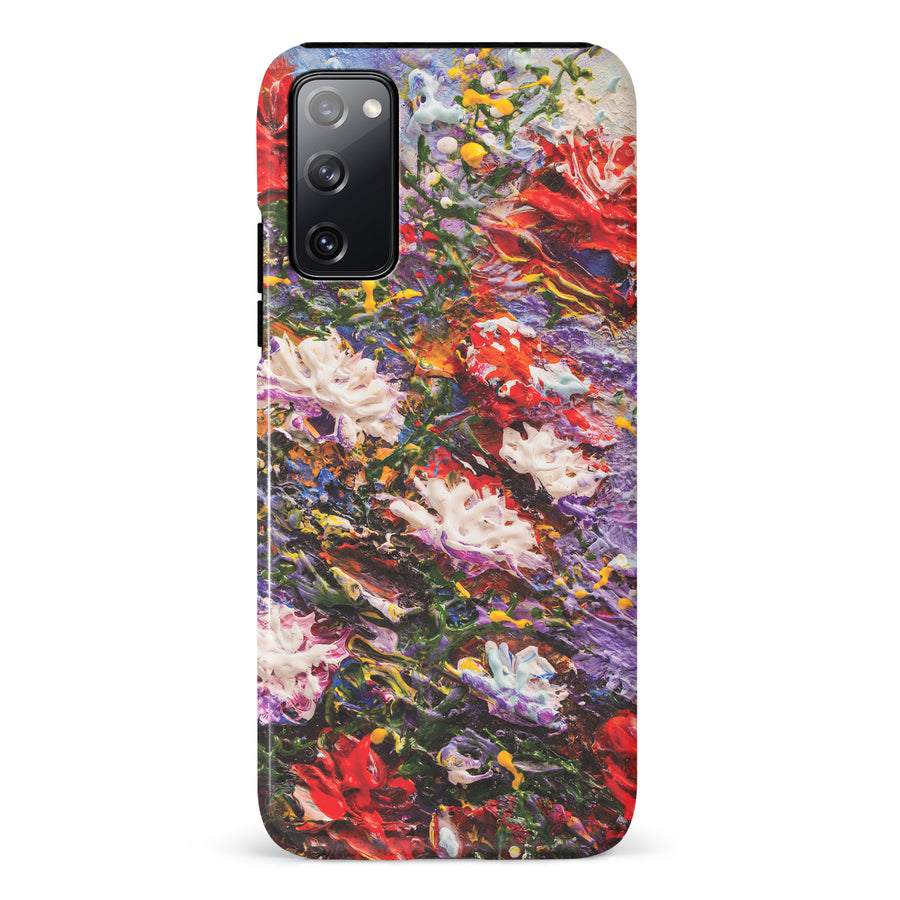 Samsung Galaxy S20 FE Meadow Painted Flowers Phone Case