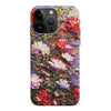 iPhone 15 Pro Max Meadow Painted Flowers Phone Case