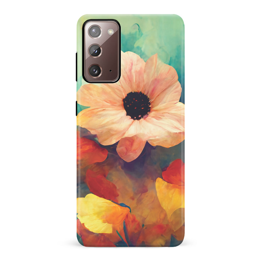 Samsung Galaxy Note 20 Vibrant Botanica Painted Flowers Phone Case