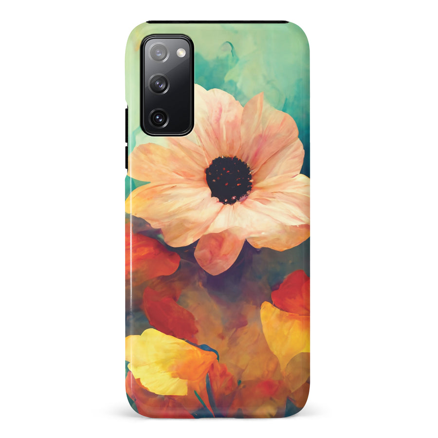 Samsung Galaxy S20 FE Vibrant Botanica Painted Flowers Phone Case