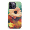 iPhone 14 Pro Max Vibrant Botanica Painted Flowers Phone Case