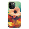 iPhone 15 Pro Max Vibrant Botanica Painted Flowers Phone Case