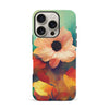 iPhone 16 Pro Vibrant Botanica Painted Flowers Phone Case