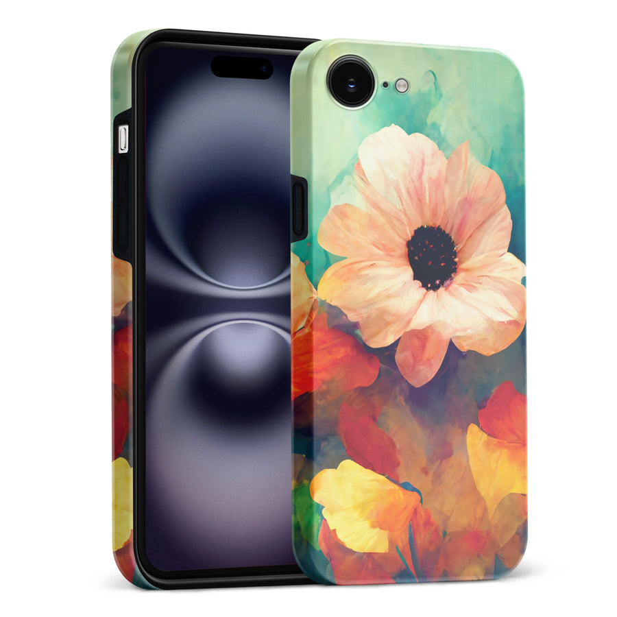 Vibrant Botanica Painted Flowers Phone Case