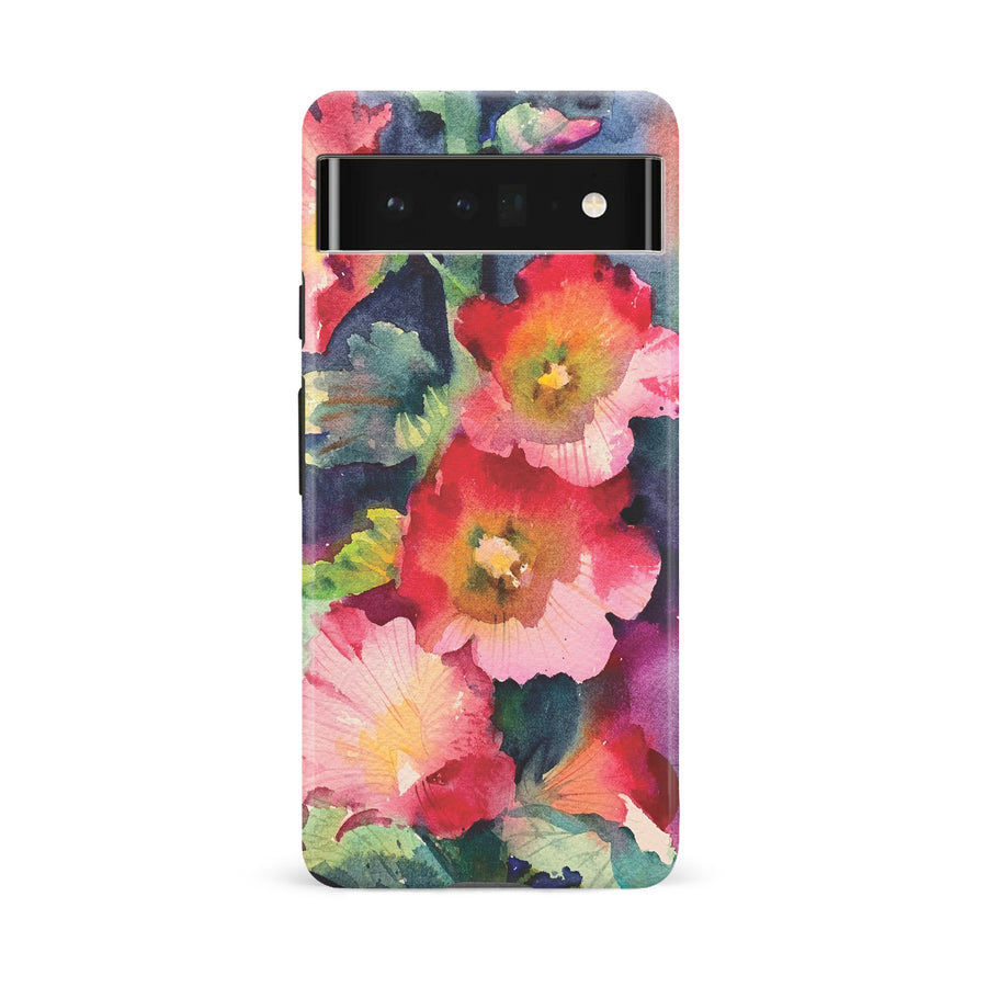 Google Pixel 6A Bouquet Painted Flowers Phone Case