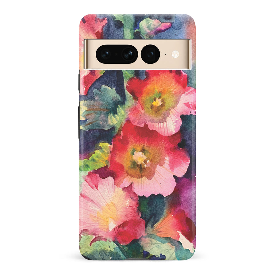 Google Pixel 7 Pro Bouquet Painted Flowers Phone Case