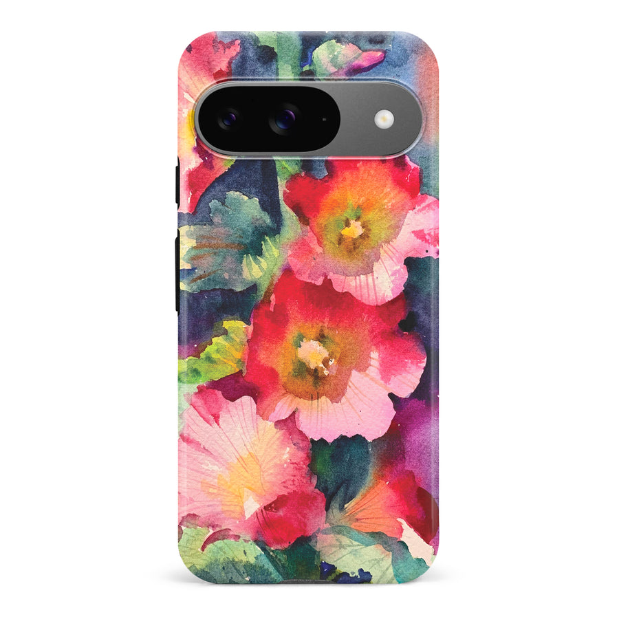 Google Pixel 9 Bouquet Painted Flowers Phone Case