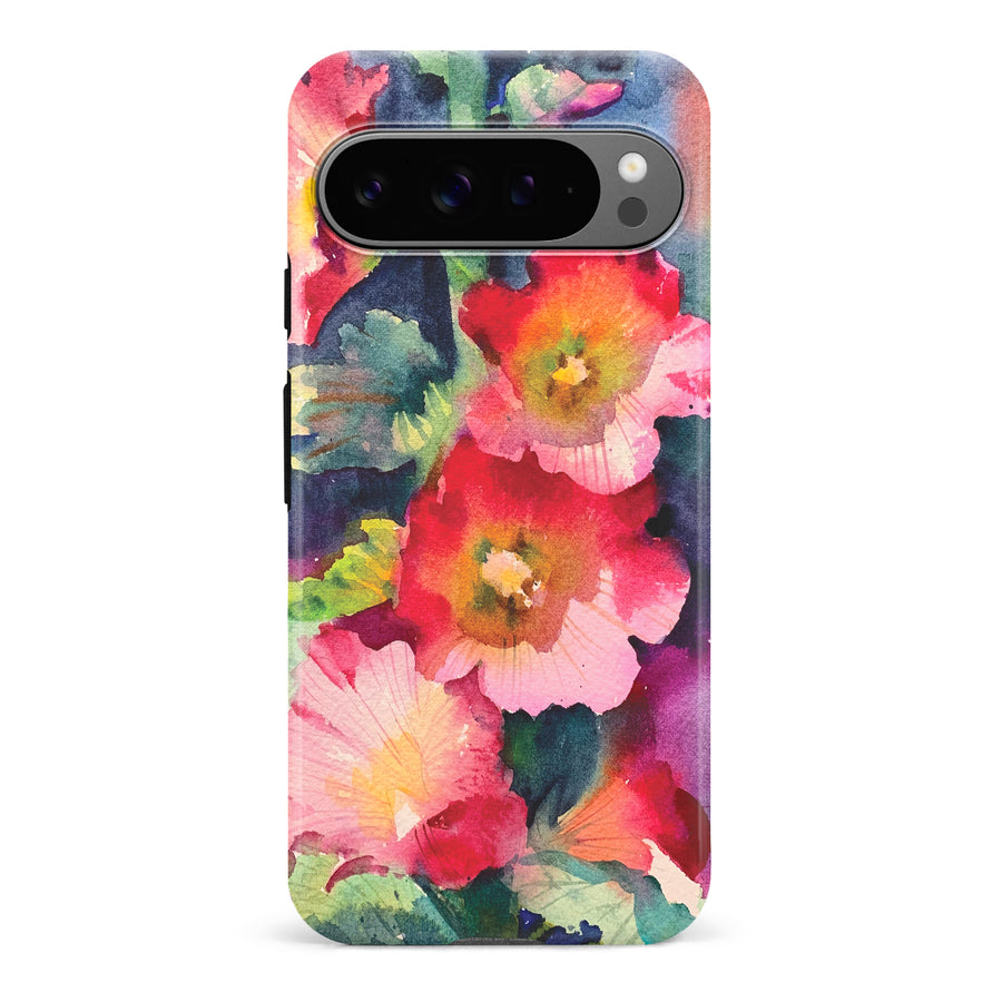 Google Pixel 9 Pro Bouquet Painted Flowers Phone Case