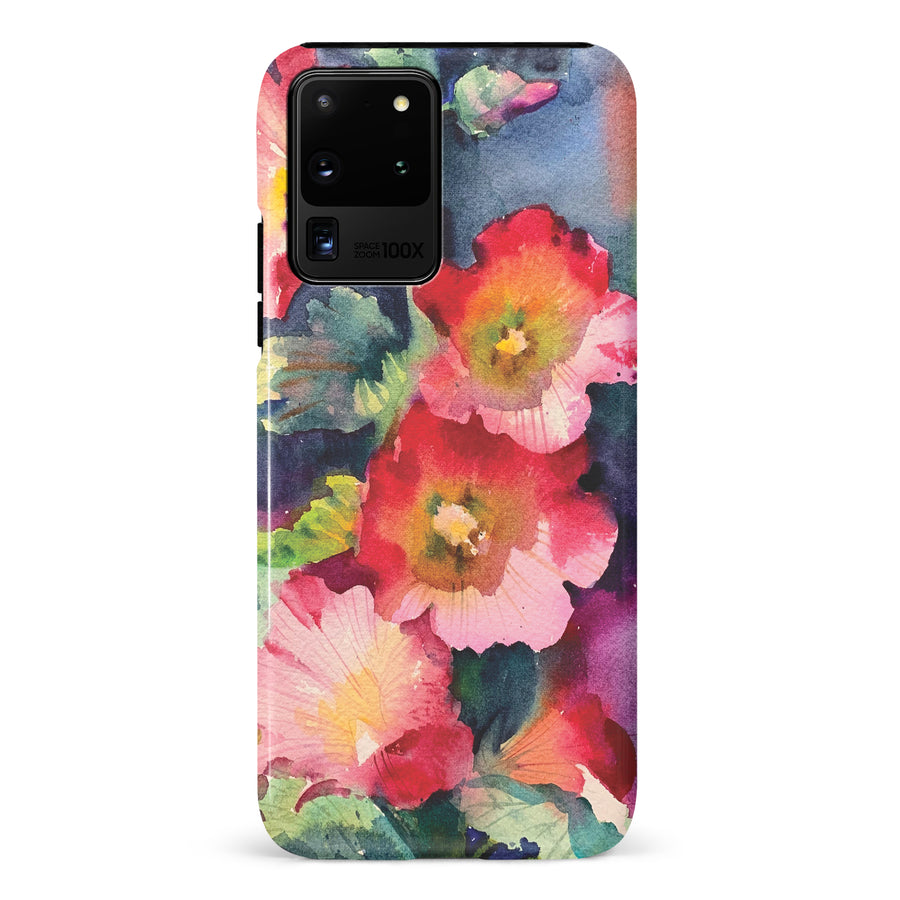 Samsung Galaxy S20 Ultra Bouquet Painted Flowers Phone Case