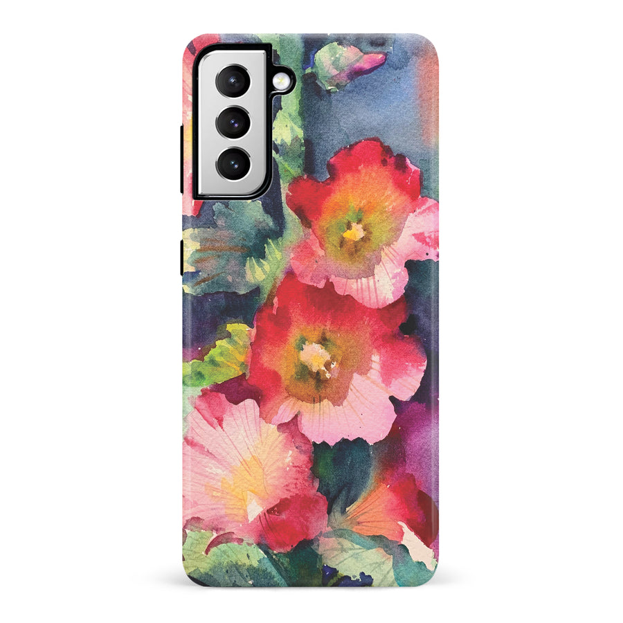 Samsung Galaxy S21 Bouquet Painted Flowers Phone Case