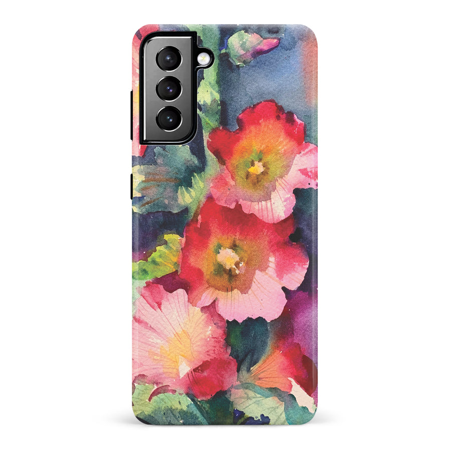 Samsung Galaxy S21 Plus Bouquet Painted Flowers Phone Case