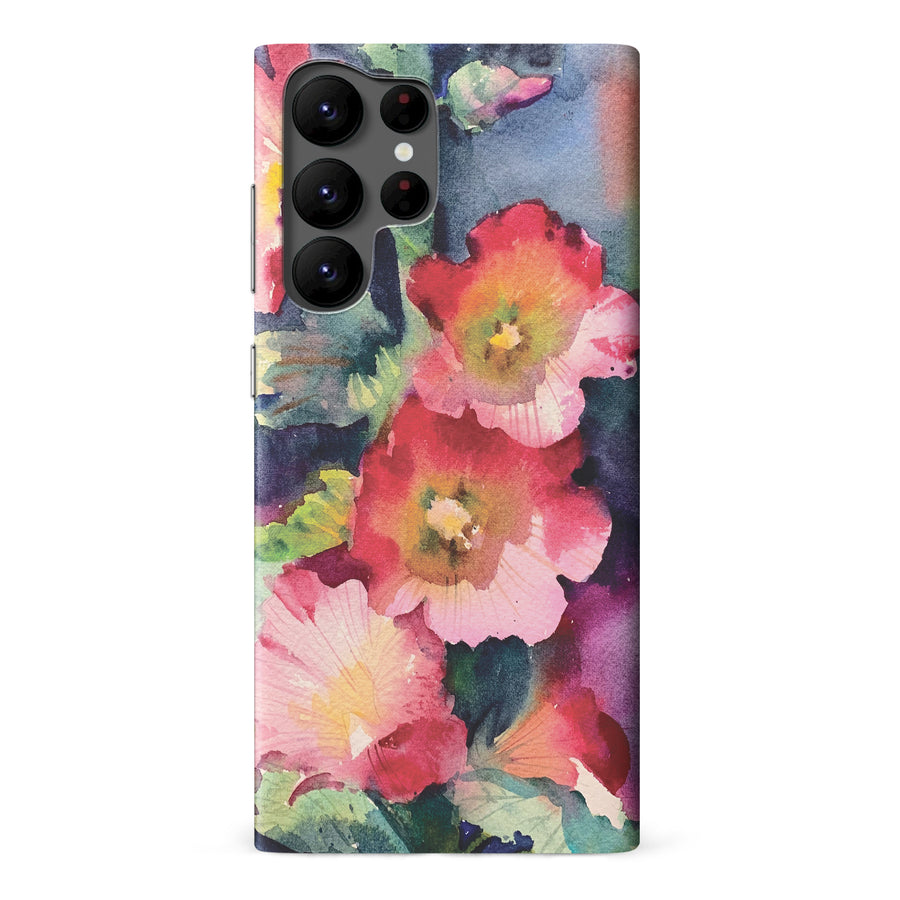 Samsung Galaxy S22 Ultra Bouquet Painted Flowers Phone Case