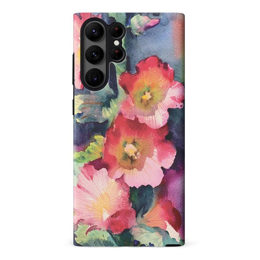 Samsung Galaxy S23 Ultra Bouquet Painted Flowers Phone Case