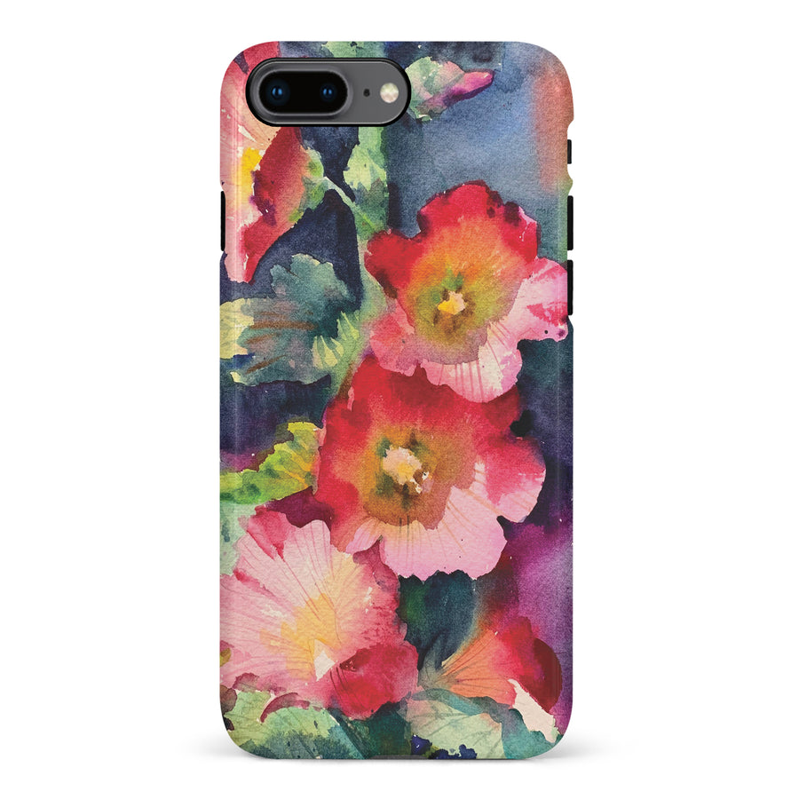 iPhone 8 Plus Bouquet Painted Flowers Phone Case