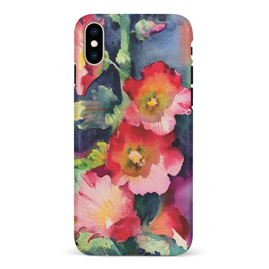 iPhone XS Max Bouquet Painted Flowers Phone Case