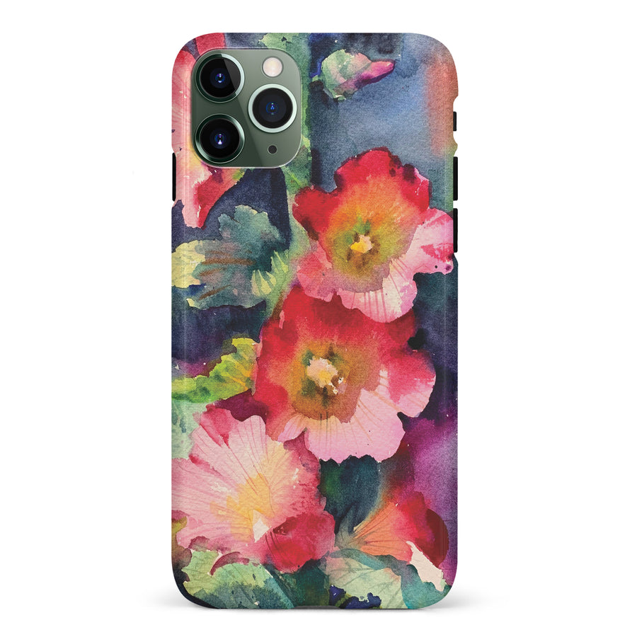 iPhone 11 Pro Bouquet Painted Flowers Phone Case