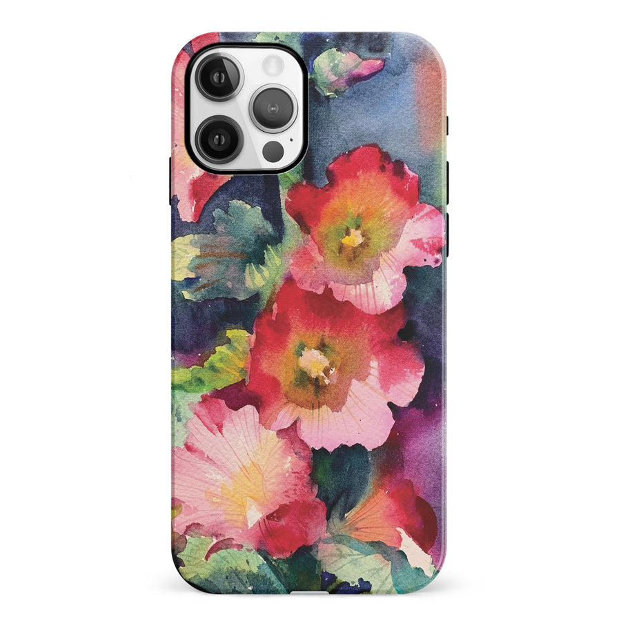 iPhone 12 Bouquet Painted Flowers Phone Case