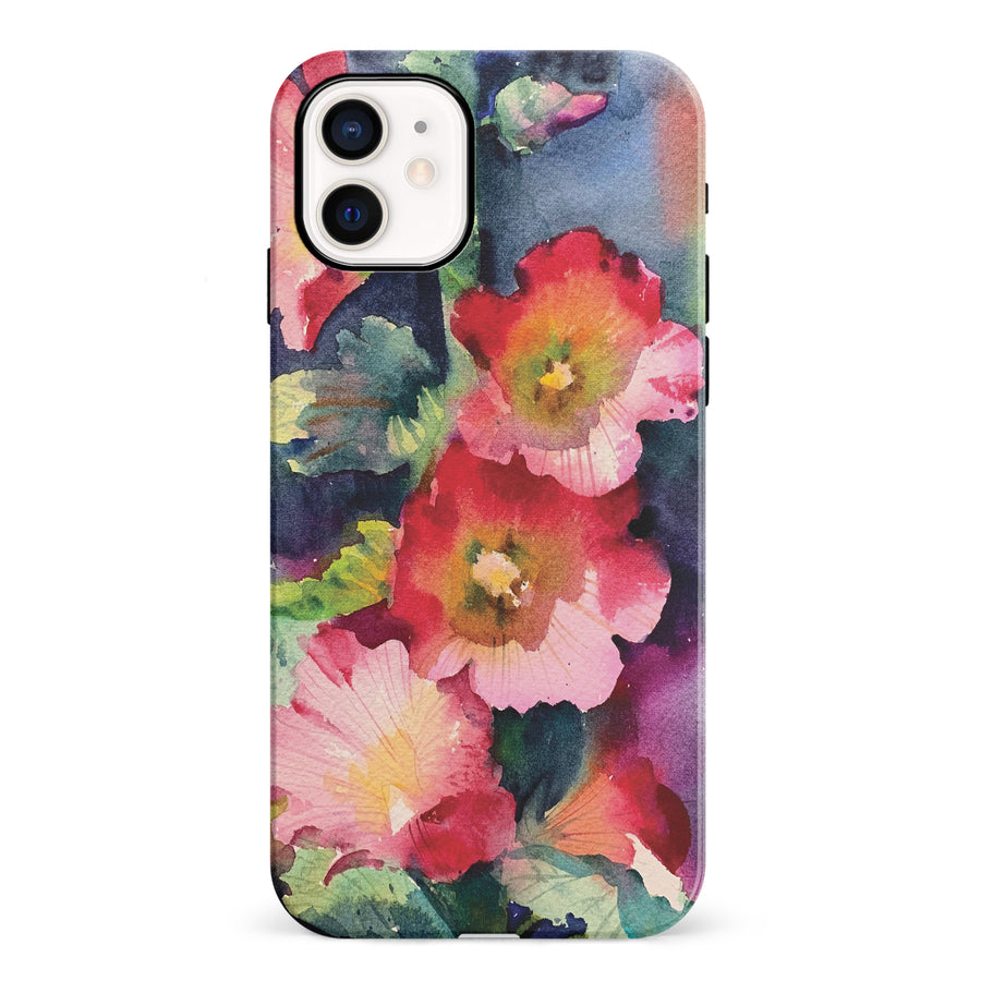 iPhone 12 Mini Bouquet Painted Flowers Phone Case