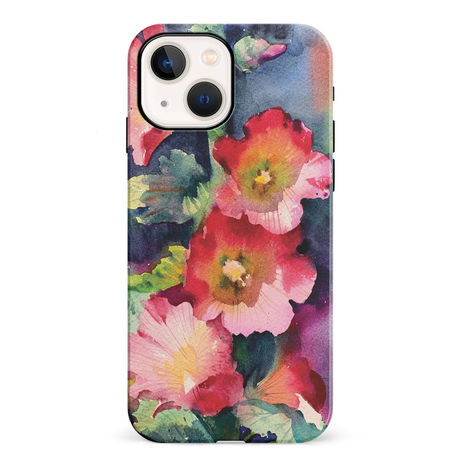 iPhone 13 Mini Bouquet Painted Flowers Phone Case