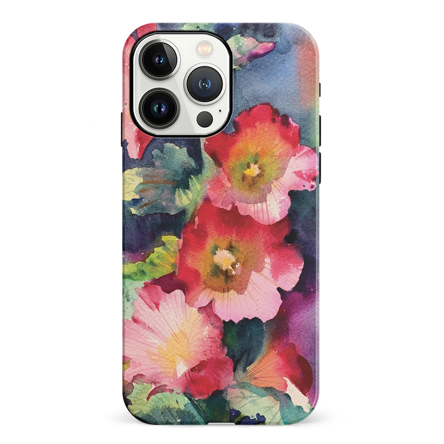iPhone 13 Pro Bouquet Painted Flowers Phone Case
