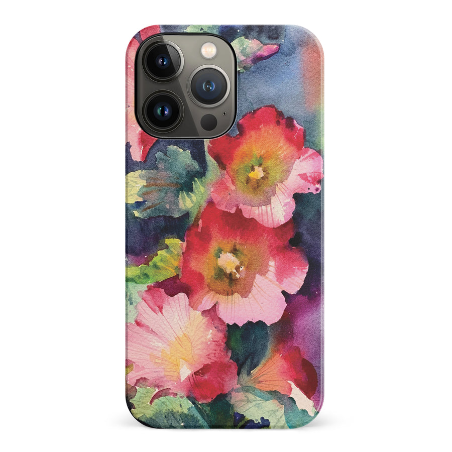 iPhone 14 Pro Bouquet Painted Flowers Phone Case