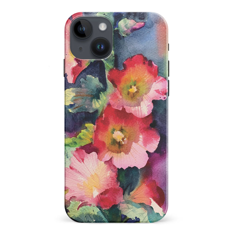 iPhone 15 Plus Bouquet Painted Flowers Phone Case