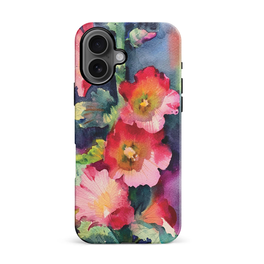 iPhone 16 Bouquet Painted Flowers Phone Case