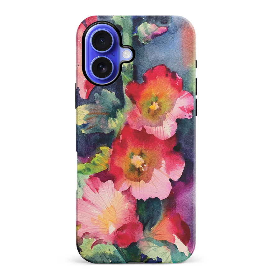 iPhone 16 Plus Bouquet Painted Flowers Phone Case