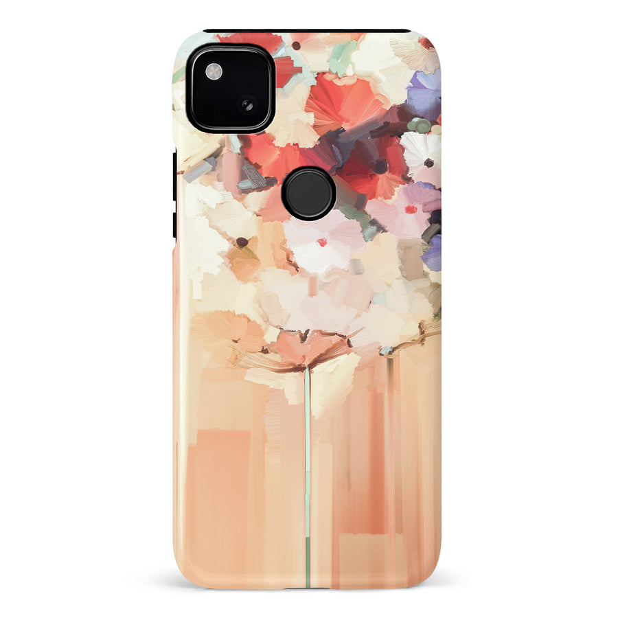 Google Pixel 4 XL Dreamy Painted Flowers Phone Case