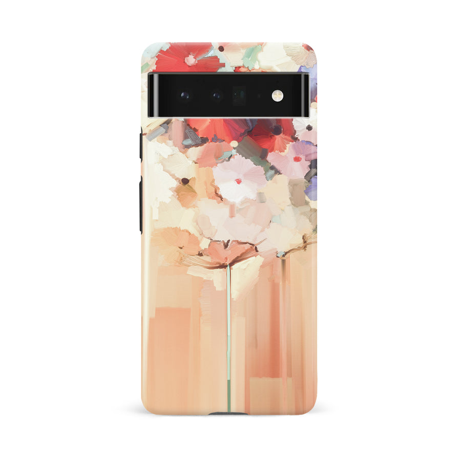 Google Pixel 7 Dreamy Painted Flowers Phone Case