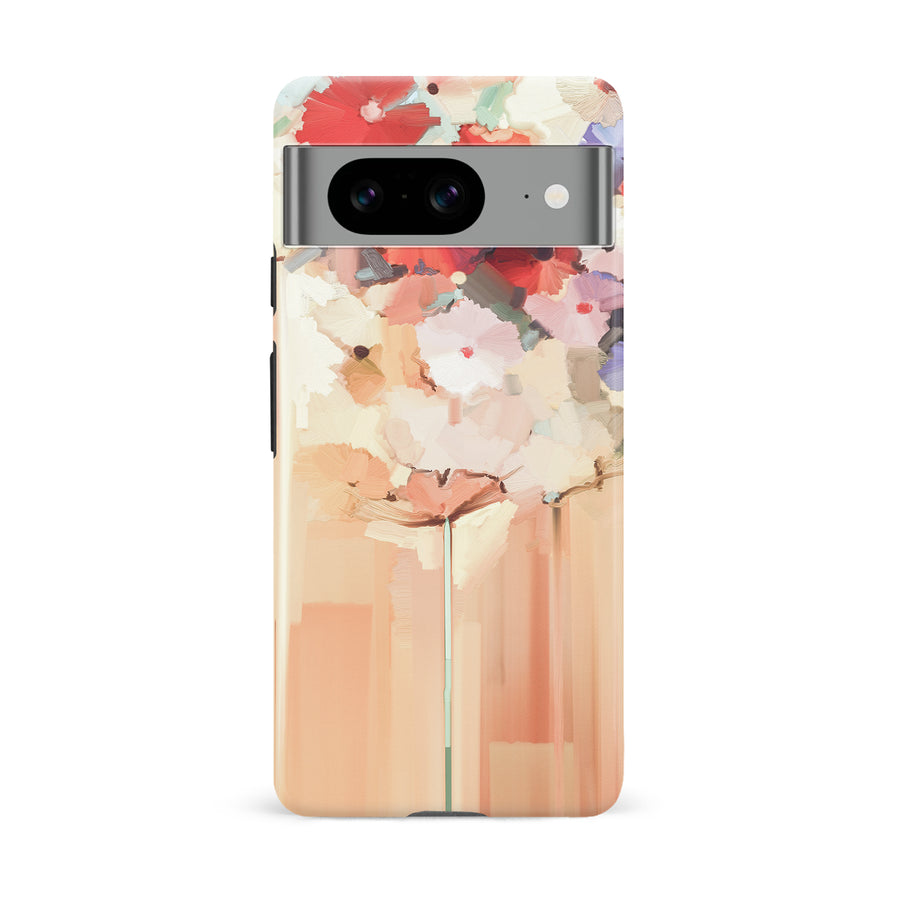 Google Pixel 8 Dreamy Painted Flowers Phone Case