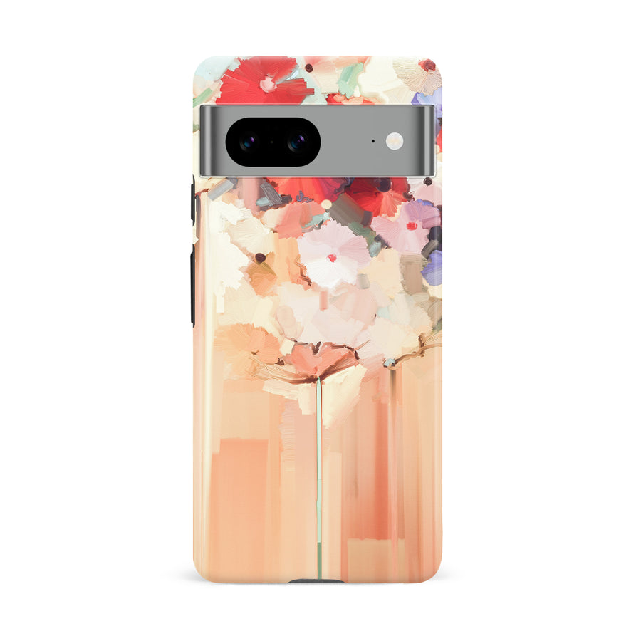 Google Pixel 8A Dreamy Painted Flowers Phone Case