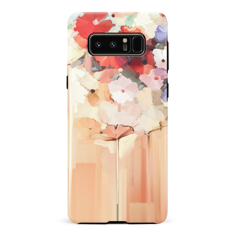 Samsung Galaxy Note 9 Dreamy Painted Flowers Phone Case