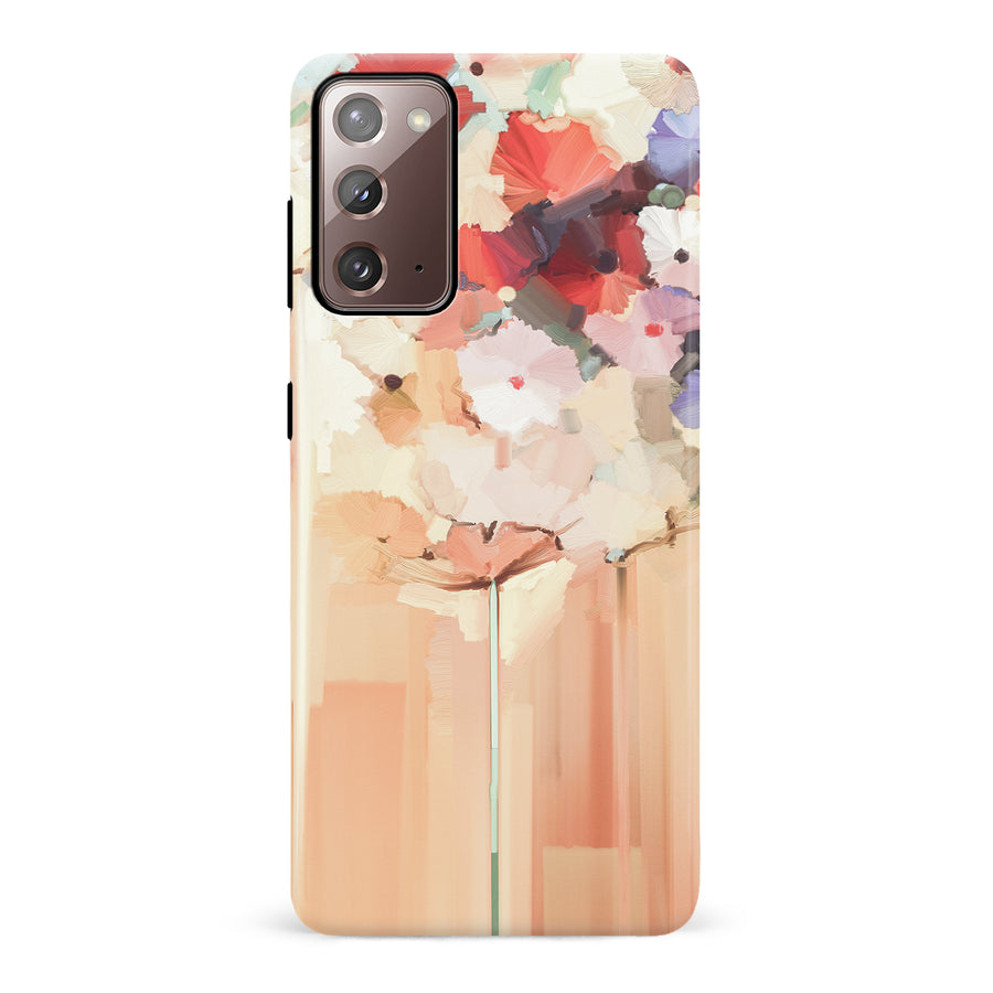 Samsung Galaxy Note 20 Ultra Dreamy Painted Flowers Phone Case